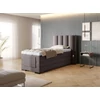 Veros 90x200 boxspring ágy  szürke