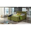Basilio 140x200 boxspring ágy  zöld