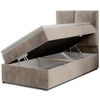Rivia 90x200 boxspring ágy  bézs
