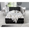 Vincenzo 180x200 boxspring ágy  fekete