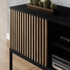 Meorati 150 médiaszekrény fekete, artisan oak tv szekrény, fekete