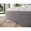 Pesillo ágy + fa keret/ standard emelő/ ágyneműtartós doboz 140x200, Világosszürke, Modullo 03