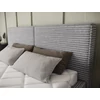 Pesillo ágy + fa keret/ standard emelő/ ágyneműtartós doboz 140x200, Világosszürke, Modullo 03
