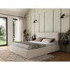 Pesillo ágy + fa keret/ standard emelő/ ágyneműtartós doboz 160x200, Bézs, 18-as modul