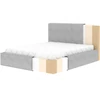 Pesillo ágy + fa keret/ standard emelő/ ágyneműtartós doboz 160x200, Sötétzöld, Modullo 35