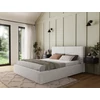 Pesillo ágy + fa keret/ standard emelő/ ágyneműtartós doboz 180x200, Fehér, Modullo 01