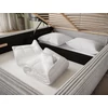Pesillo ágy + fa keret/ standard emelő/ ágyneműtartós doboz 180x200, Fehér, Modullo 01