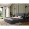 Pesillo ágy + fa keret/ standard emelő/ ágyneműtartós doboz 180x200, Szürke, Modullo 04
