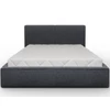 Pesillo ágy + fa keret/ standard emelő/ ágyneműtartós doboz 180x200, Szürke, Modullo 04