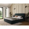 Pesillo ágy + fa keret/ standard emelő/ ágyneműtartós doboz 180x200, Sötétzöld, Modullo 35
