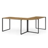 Clars irodai asztal (barna)