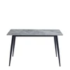 Asztal adria 140x80x75 cm magas márvány szürke (rion 140x80 - kerámia, magas olaszország szürke)