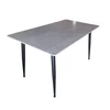 Asztal adria 140x80x75 cm magas márvány szürke (rion 140x80 - kerámia, magas olaszország szürke)