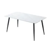 Asztal adria 70x70x75 cm hg márvány fehér