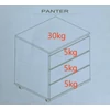Komód panter (fehér)