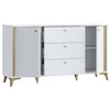 Forrest hills komód fehér+arany fthk232b-m841