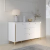 Forrest hills komód fehér+arany fthk232b-m841