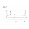 Calpi tárolós pad – sötét bézs