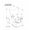 Jukon pihenőfotel – szürke