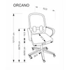 Orcano forgószék – fekete