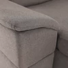 Ülőgarnitúra, szükésbarna Taupe, balos kivitel, SEGORIA ROH U