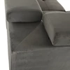 Ülőgarnitúra, szürkésbarna taupe, jobbos, LAMORA U