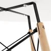 Étkezőasztal,  fehér/bükk, átmérő 90 cm, GAMIN 2 NEW 90