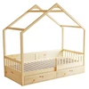 Montessori ágy, 90x200, természetes, tömör, BIANKA