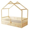 Montessori ágy, 90x200, természetes, tömör, BIANKA