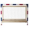 Montessori ágy, természetes/fehér/kék/piros, 90x200, FUTAL