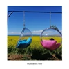 Függő fotel, átlátszó/arany/fehér, BUBBLE NEW TYP 1
