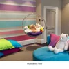 Függő fotel, átlátszó/arany/rózsaszín, BUBBLE NEW TYP 1