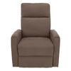 Relax forgószék fotel, szürkésbarna taupe, MEKENZI