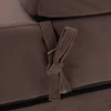 Összecsukható matrac/fotel, 2v1, barna Taupe, VEDIS