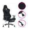 Irodai/gamer szék, fekete Velvet szövet, SALOP