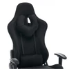 Irodai/gamer szék, fekete Velvet szövet, SALOP