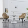 Design fotel, bézs Velvet szövet, VERIO NEW