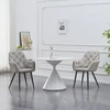 Design fotel, szürke Velvet szövet, VERIO NEW