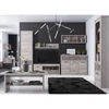 Vitrin 1D1W1S, nairobi gesztenye/onix, JESI NEW
