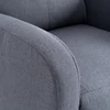 Relaxációs fotel, szürke, KRESO NEW