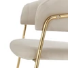 Design étkezőszék, bézs Velvet szövet/gold króm arany, DASMIN NEW TYP 1