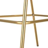 Design bárszék, bézs Velvet szövet/gold króm arany, DASMIN NEW TYP 2