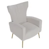 Relaxfotel, bézs Velvet szövet, BARET