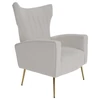 Relaxfotel, bézs Velvet szövet, BARET