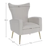 Relaxfotel, bézs Velvet szövet, BARET