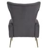 Relaxfotel, szürke Velvet szövet, BARET
