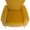 Relaxfotel, sárga Velvet szövet, BARET