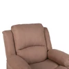 Állítható relaxáló fotel, barna szövet, ASKOY NEW