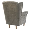 Füles fotel, szürkésbézs Taupe szövet Coral, CHARLOT