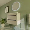 TMP SHARP 65 fali fürdőszobabútor Sanovit SOFT - 13065 porcelán mosdóval - 65 x 45,5 cm